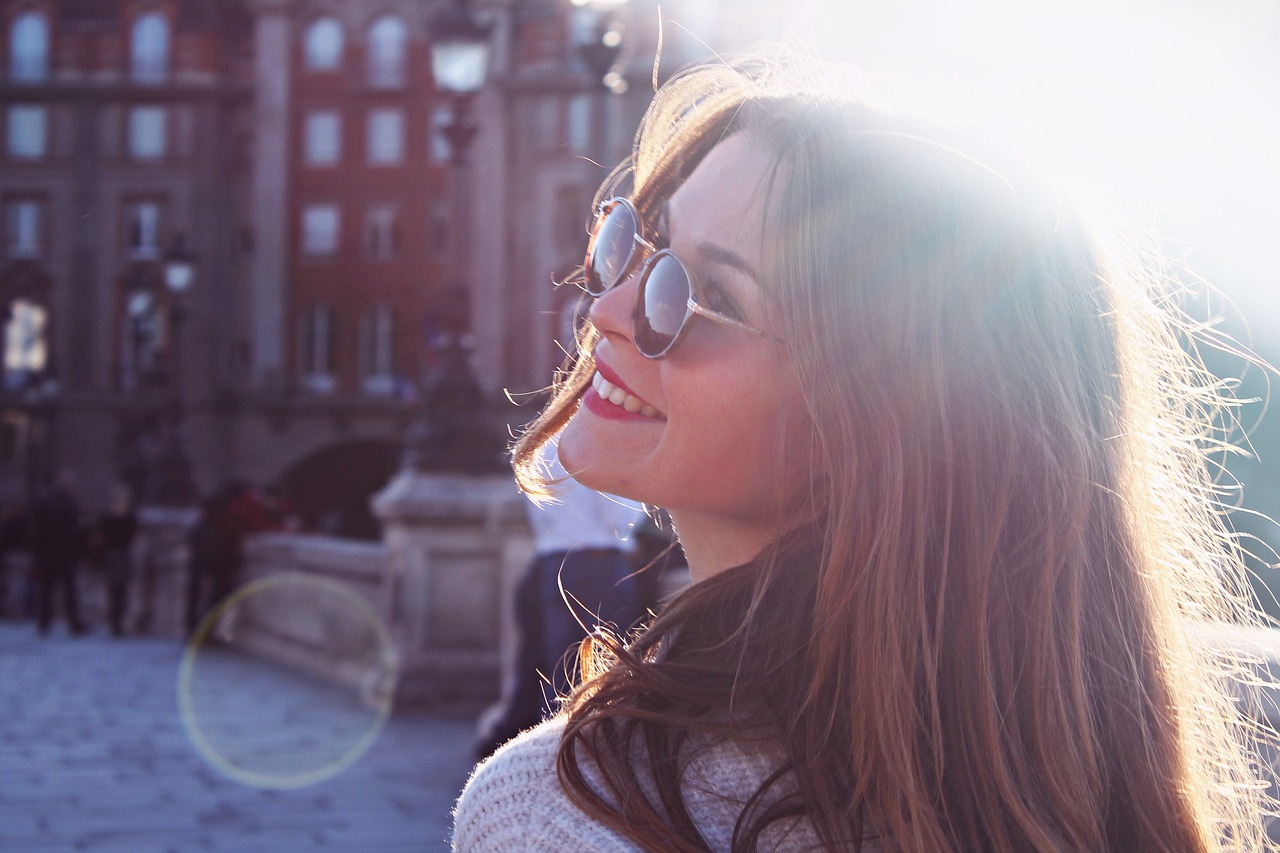 beautiful girl in sunglasses